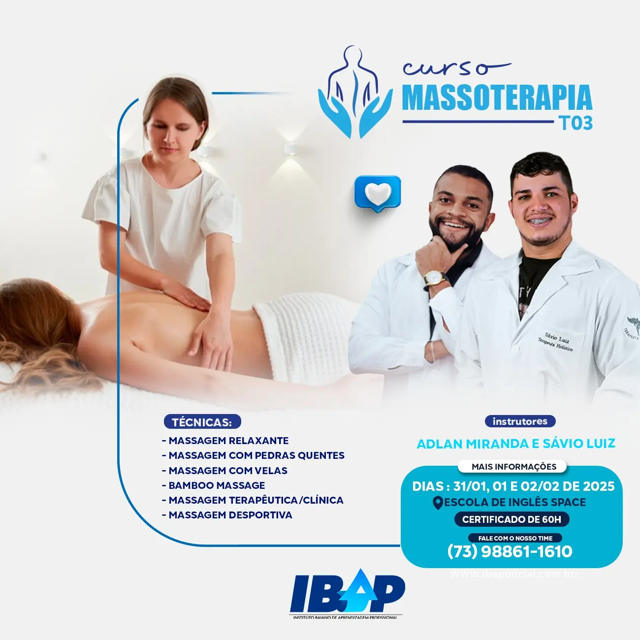 3ª turma massoterapia